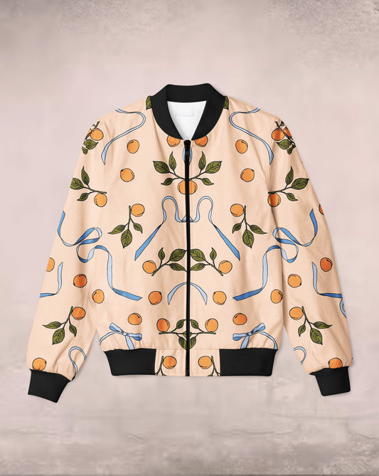 Cherish Pattern Bomber Jacket #BJ102