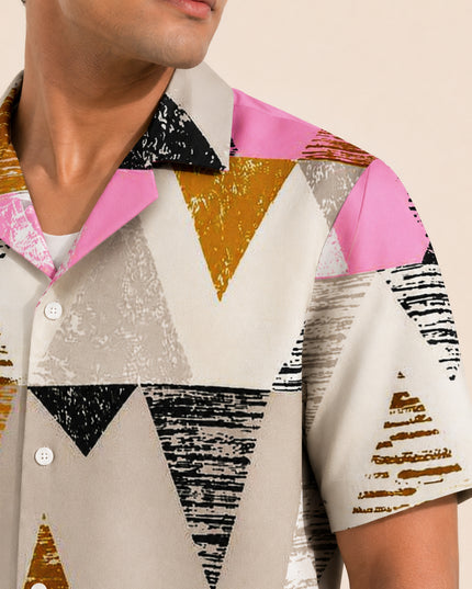 Geometric Prism Printed Shirt