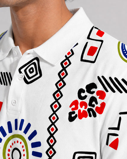 Ethnic Pop Art  Polo T-Shirt #PP188