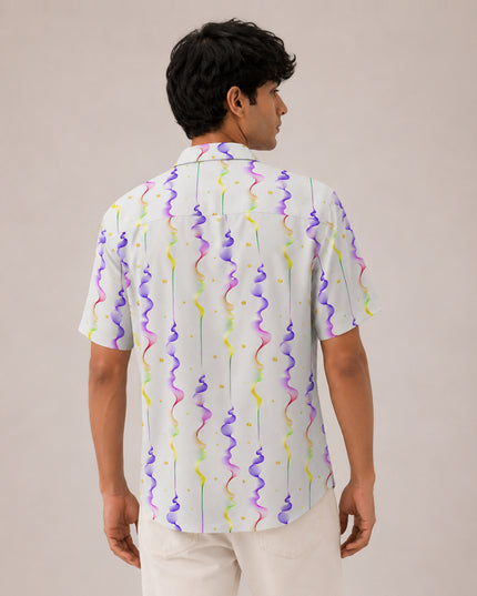 Colourful Drip Printed Shirt