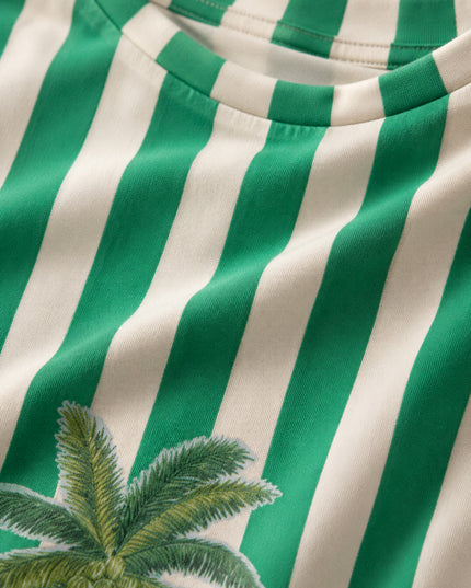 Island Stripe Printed T-Shirt #PT181