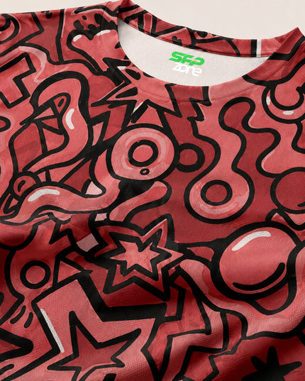 Doodle All Over Printed T-Shirt #PT123