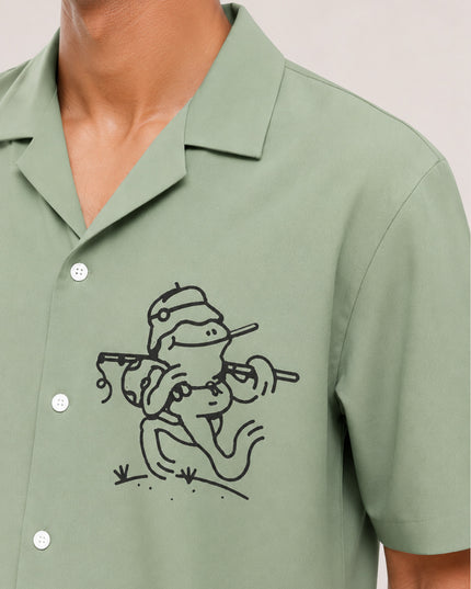 Gone Fishing Printed Shirt