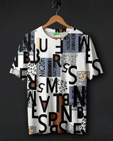 Alphabet Printed Tees #PT102