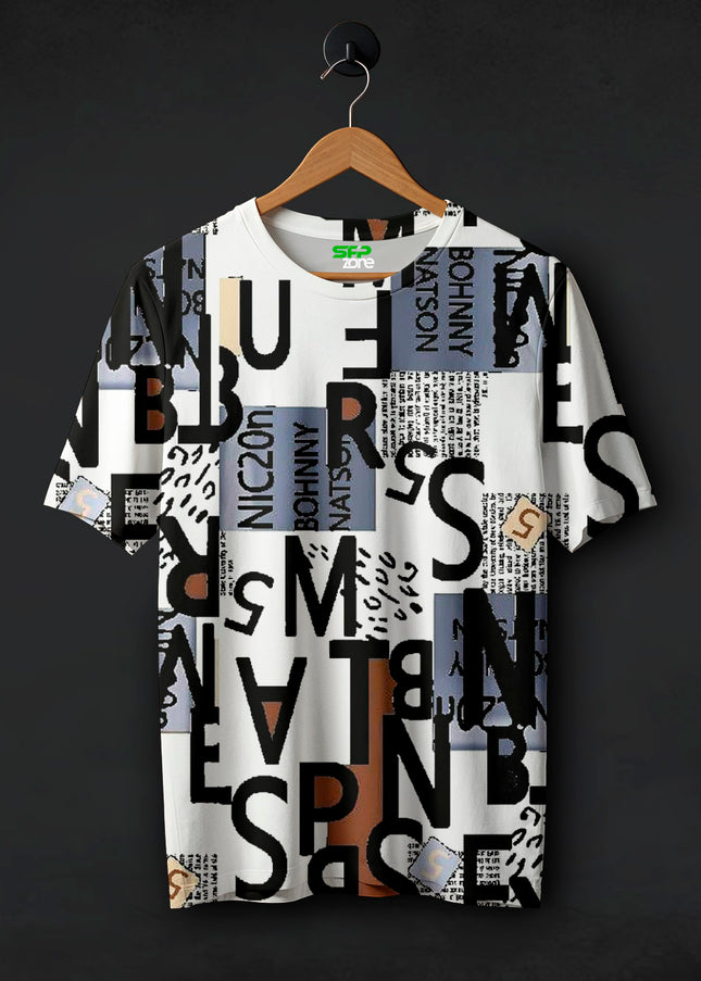 Alphabet Printed Tees #PT102