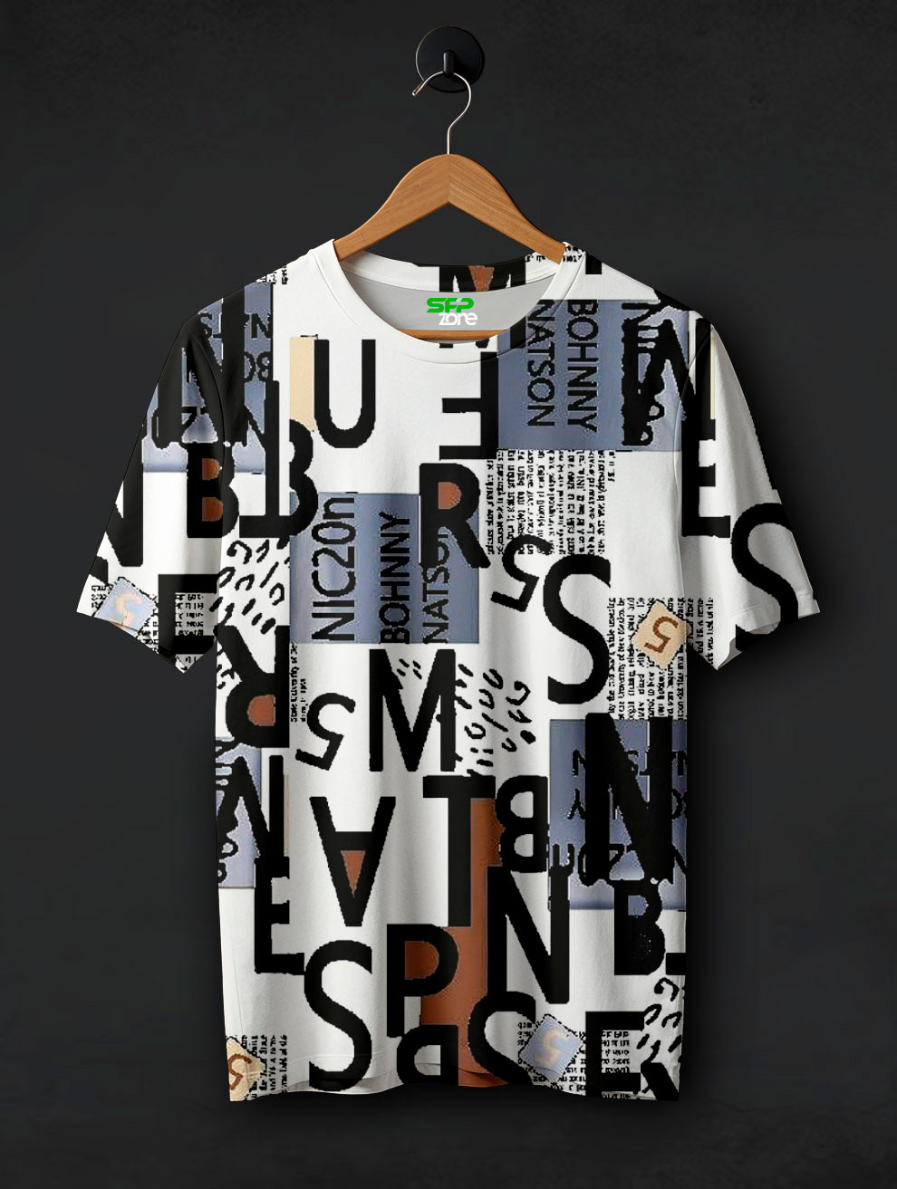 Alphabet Printed Tees #PT102