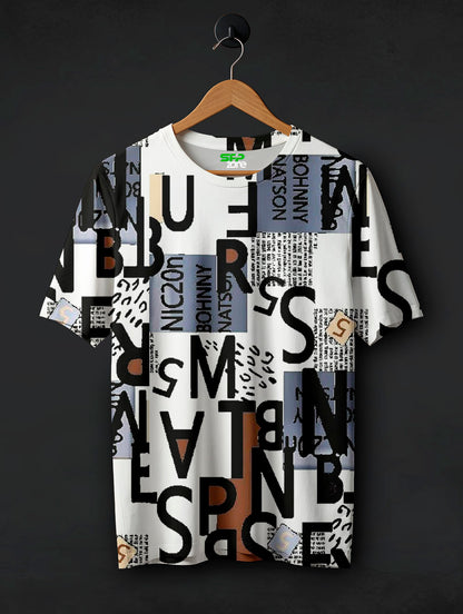 Alphabet Printed Tees #PT102
