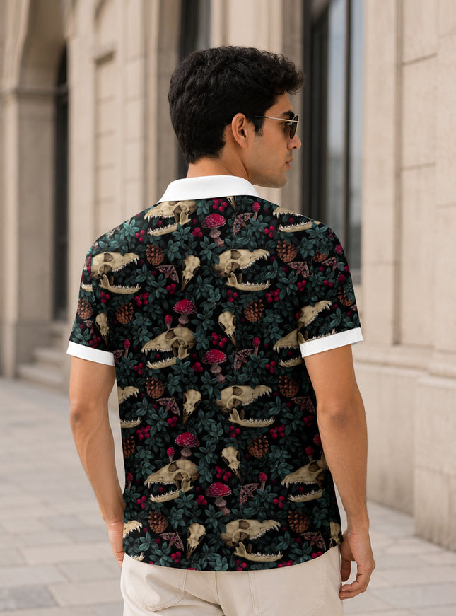 Dinosaur Printed Polo #PP108