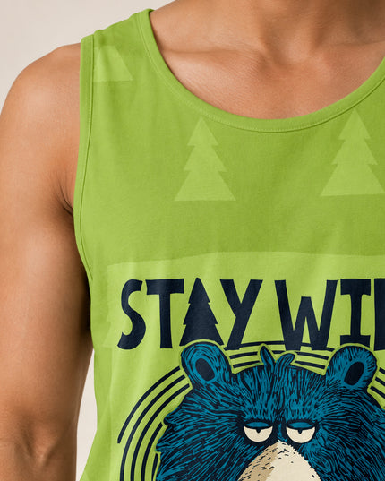 Stay Wild Printed Sando #148