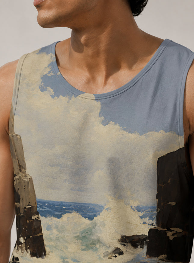 Breeze Water Printed Sando #125