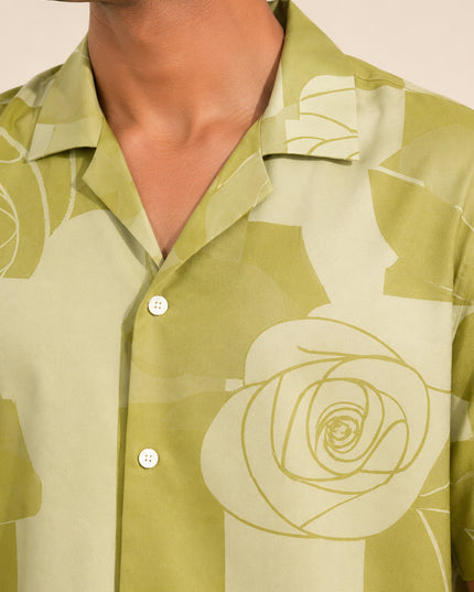 Rose Checker Printed Shirt