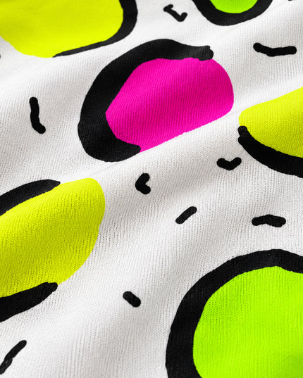 Memphis Geometry Printed Sando #152