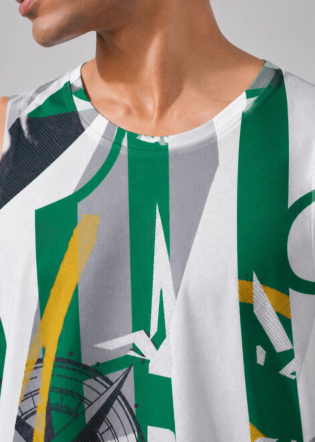 Time Zone Printed Sando #103