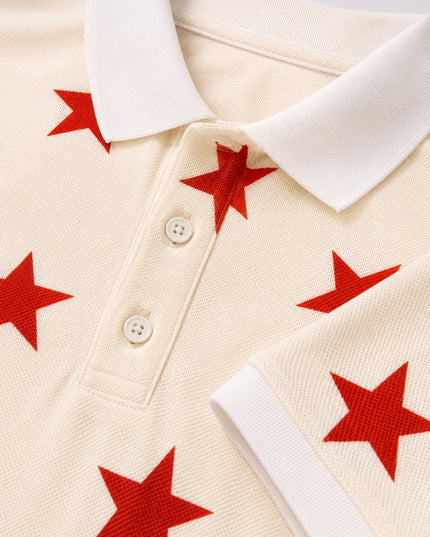 Classic Stars Printed Polo T-Shirt #PP191