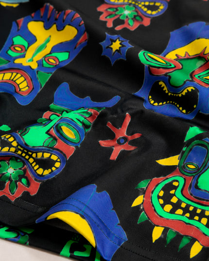 Tiki Mask Printed T-Shirt #PT173