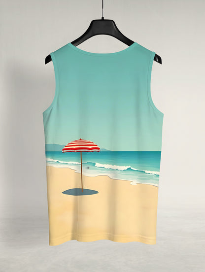 Empty Beach Printed Sando #118