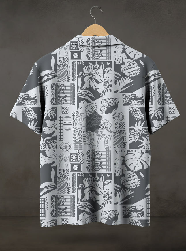 Iconic Tropical Flora Printed Shirt
