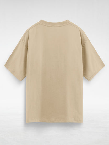 Basic Beige Oversized T-Shirt #137