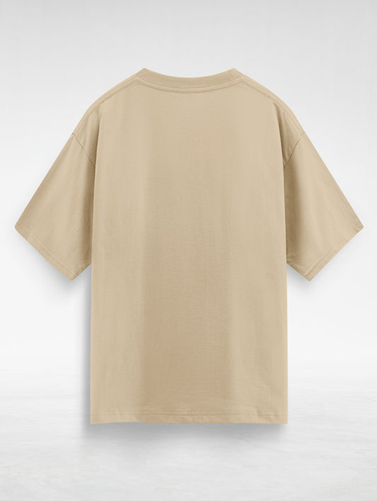 Basic Beige Oversized T-Shirt #137