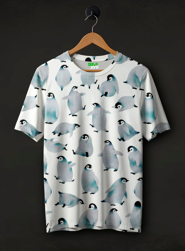 Cute Penguin Printed Tees #PT105