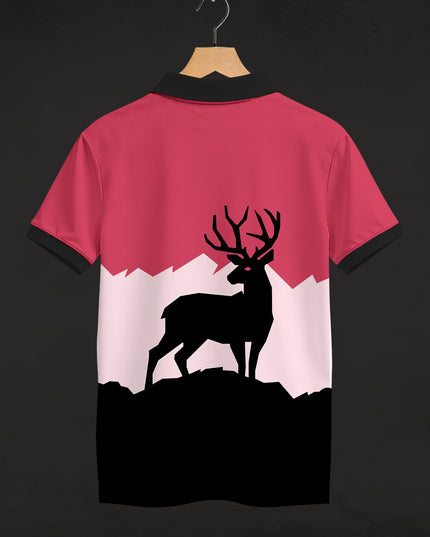 Dear Print Polo T-Shirt #PP152