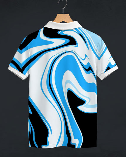 Paint Art Printed Polo T-Shirt  #PP136