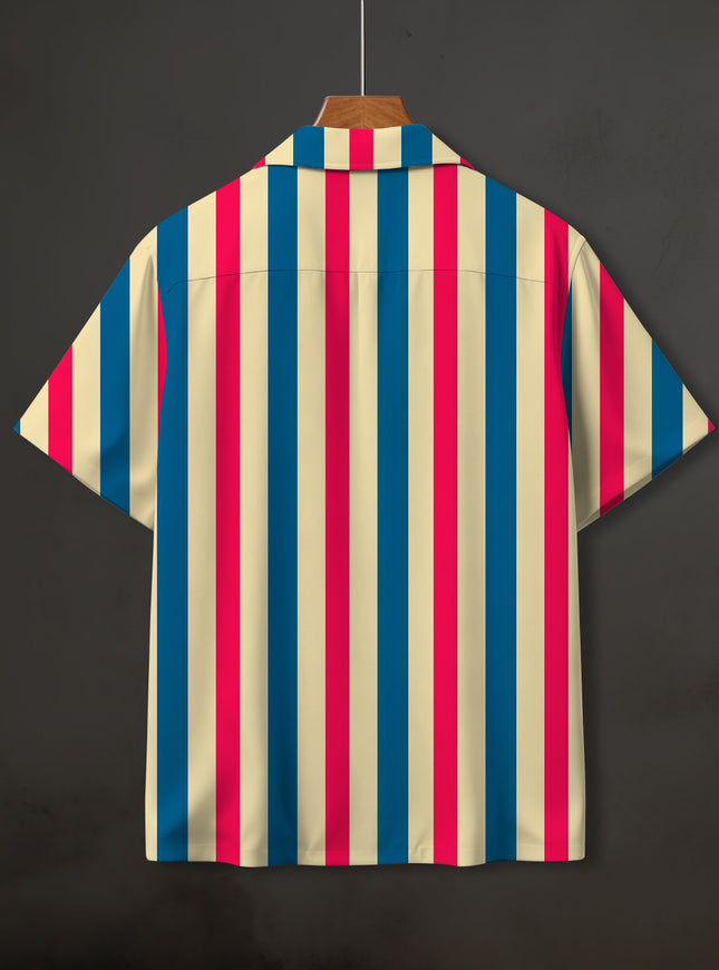 Classic Stripe Printed Shirt