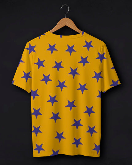 Blue Star Printed T-Shirt #PT153