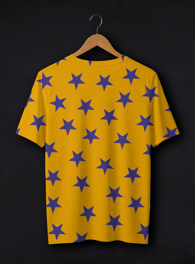 Blue Star Printed T-Shirt #PT153