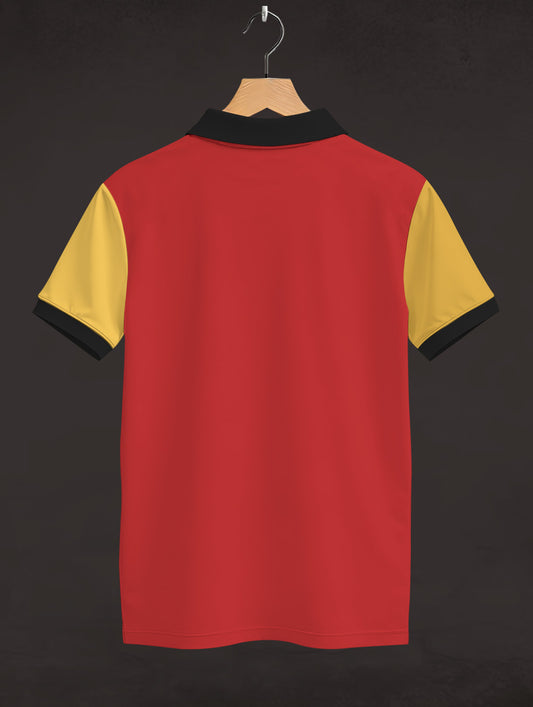 Feel Hot Printed Polo T-Shirt  #PP149