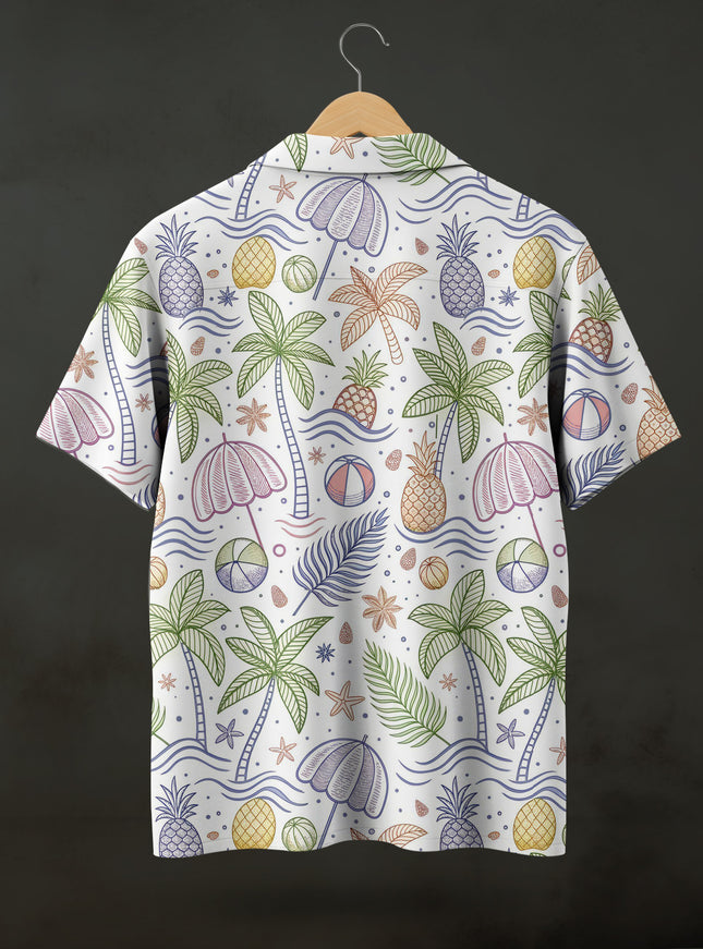 Tropical Tree Printed Shirt