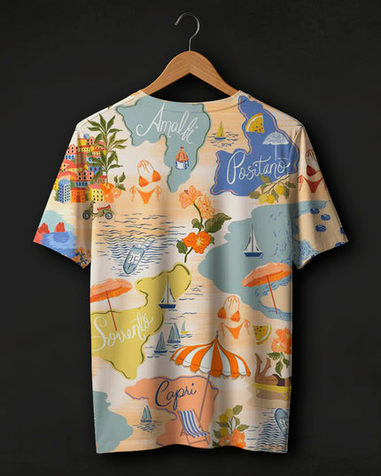 Island Print T-Shirt #PT168