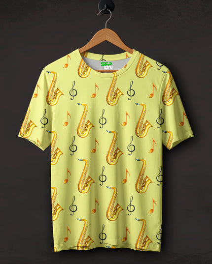 Saxophone Print T-Shirt #PT132