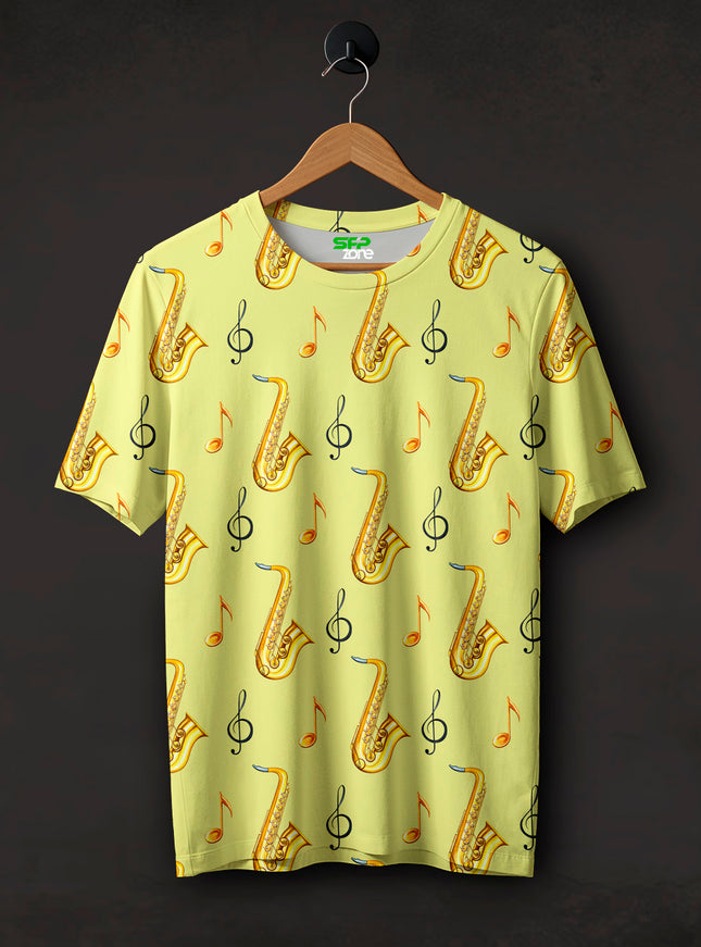 Saxophone Print T-Shirt #PT132