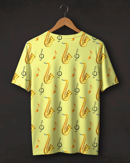 Saxophone Print T-Shirt #PT132