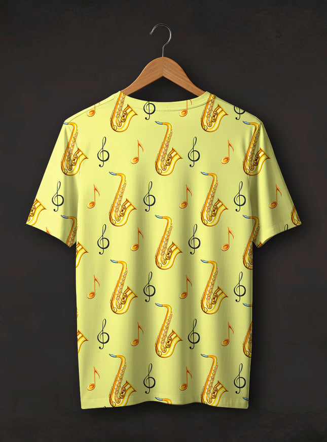 Saxophone Print T-Shirt #PT132