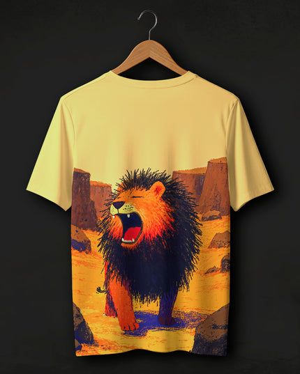 Lion Art Printed T-Shirt #PT144