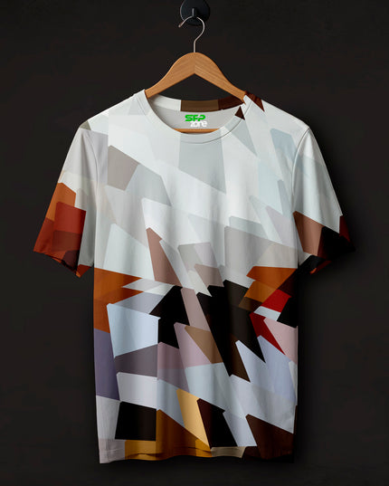 Hand Drawn Abstract Print T-Shirt #PT129