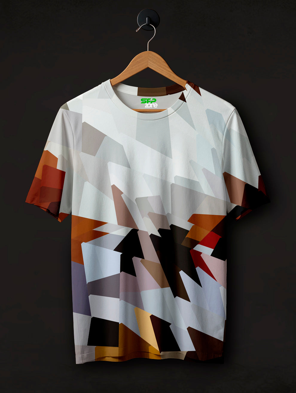 Hand Drawn Abstract Print T-Shirt #PT129