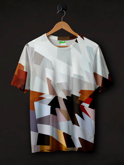 Hand Drawn Abstract Print T-Shirt #PT129