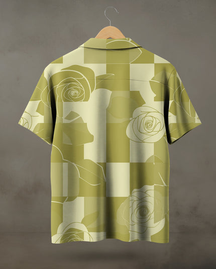 Rose Checker Printed Shirt