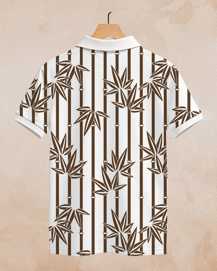 Bamboo Printed Polo #PP118