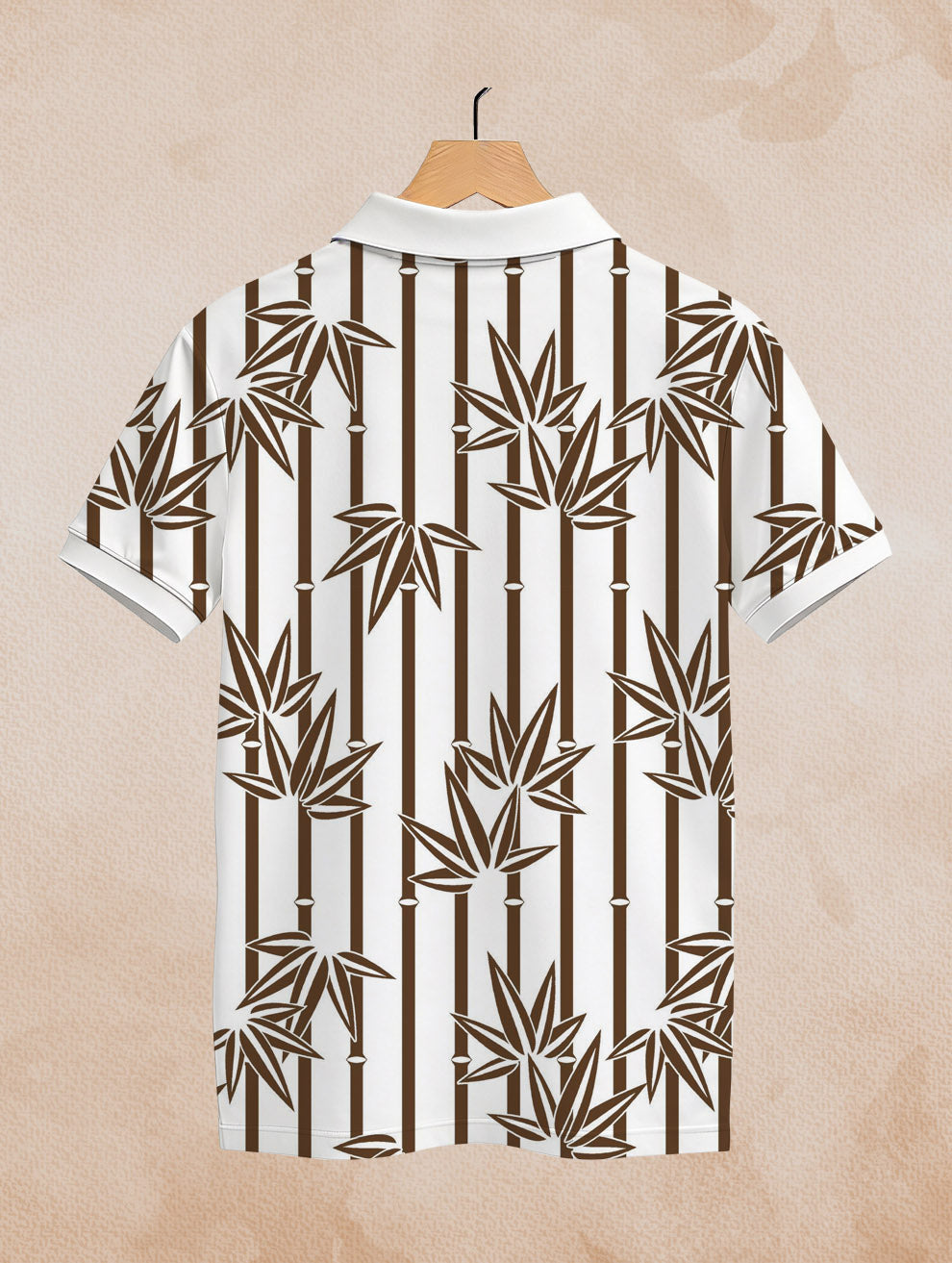 Bamboo Printed Polo #PP118