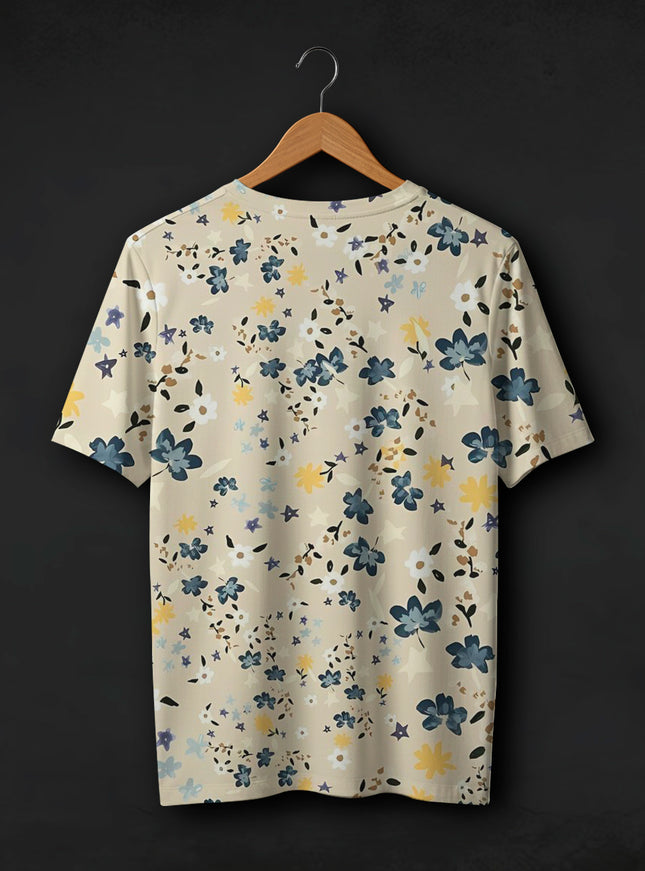 Floral Print T-Shirt #PT163