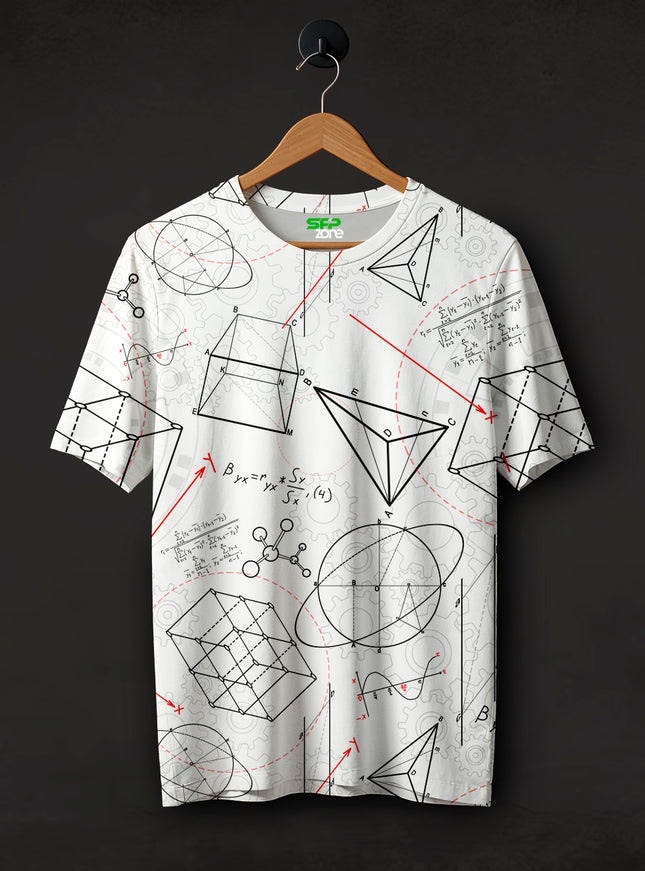 Arithmetic Print T-Shirt #PT125