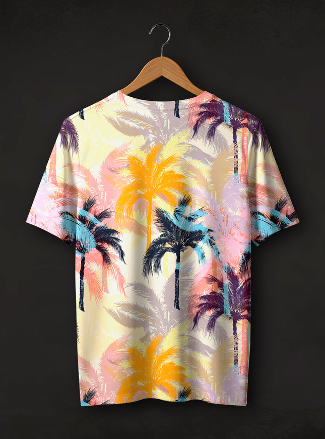 Palm Beach Print T-Shirt #PT131
