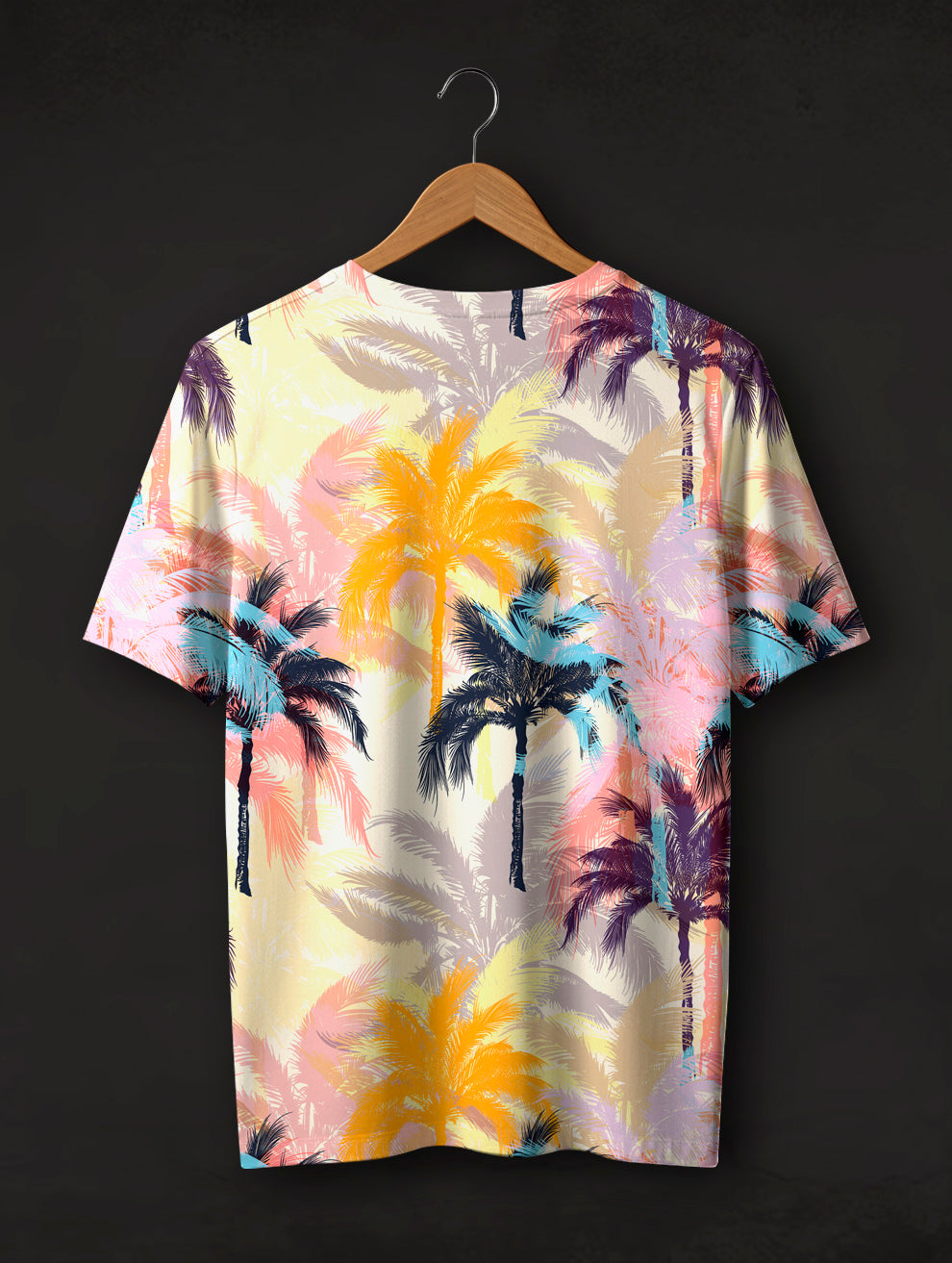 Palm Beach Print T-Shirt #PT131