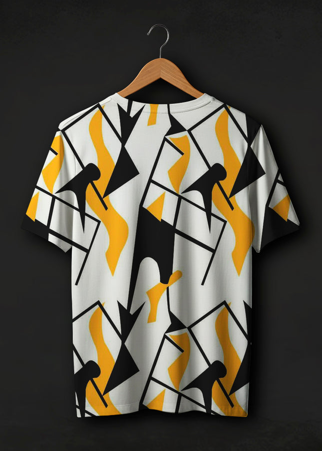 Abstract Art Printed T-Shirt #162