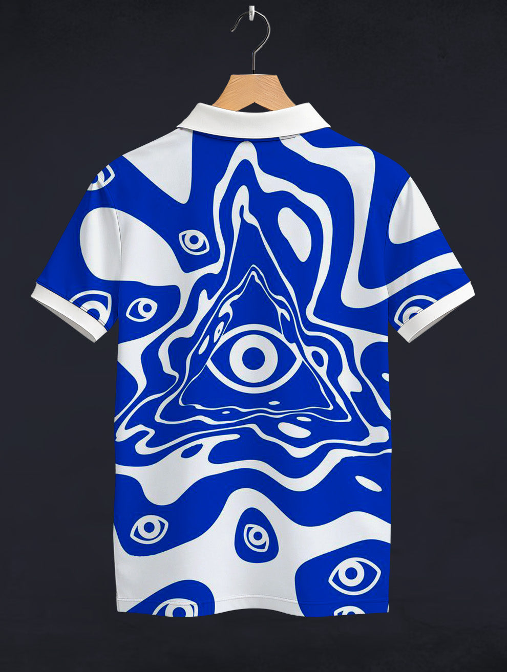 Illuminati Eye Printed Polo T-Shirt  #PP143