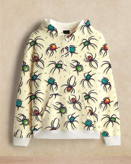 Colourful Spider Printed Hoodie #107